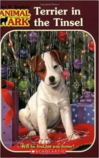 Terrier in the tinsel