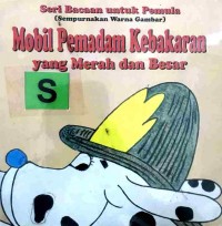 Mobil pemadam kebakaran yang merah dan besar