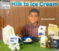 Milk to ice cream