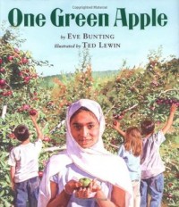 One green apple