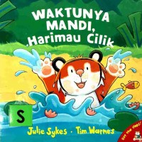 Waktunya mandi, harimau cilik