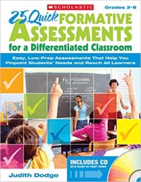 25 quick formative assessments for a differentiated classroom