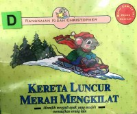 Kereta luncur merah mengkilat