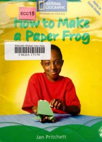 How to make a paper frog