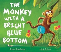 The monkey with a bright blue bottom : monyet pantat biru