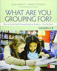 What are you grouping for? : how to guide small groups based on readers - not the book grades 3-8