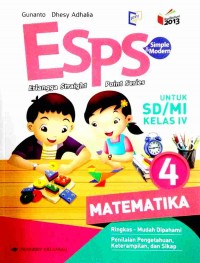 Erlangga straight point series esps matematika untuk sd/mi kelas 4