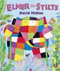 Elmer on stilts