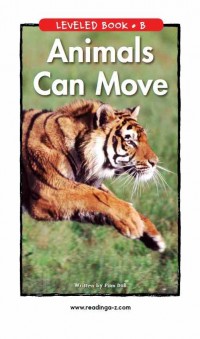 Leveled book b : animals can move